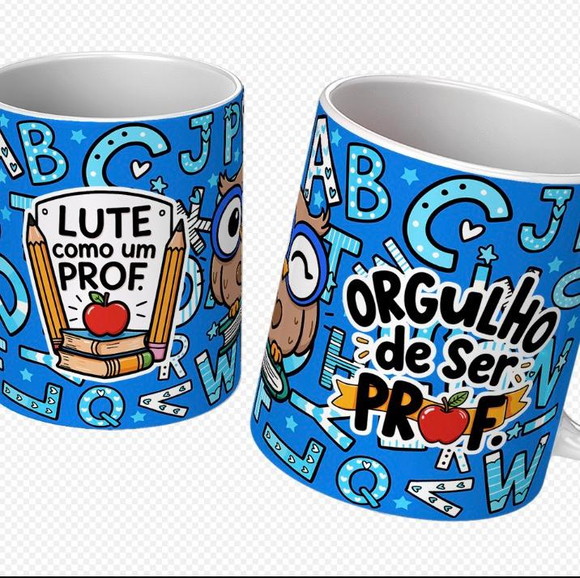 Caneca Personalizada de Porcelana Dia dos Professores