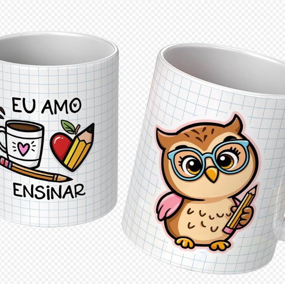 Caneca Personalizada de Porcelana Dia dos Professores