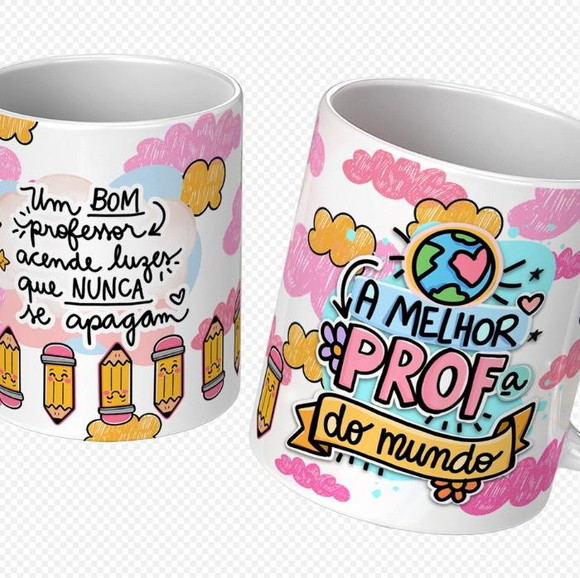 Caneca Personalizada de Porcelana Dia dos Professores