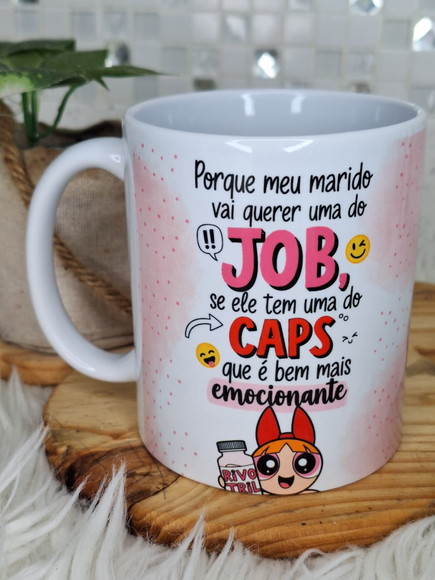 Caneca Personalizada de Porcelana Job Meninas Super Pode