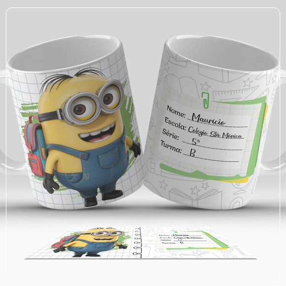 Caneca Personalizada de Polímero Minnions