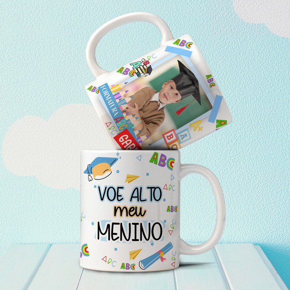 Caneca Personalizada de Porcelana Formatura Abc