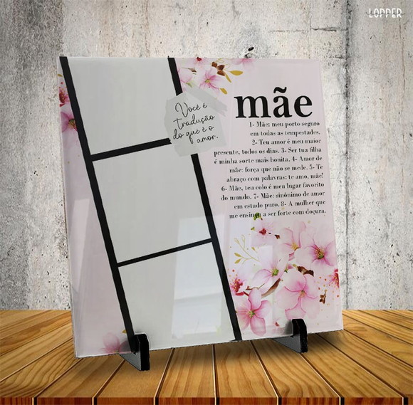 Azulejo Personalizado Família Mãe
