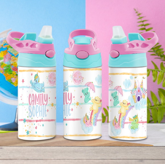 Squeeze de Alumínio Personalizado Ursinhos Carinhosos