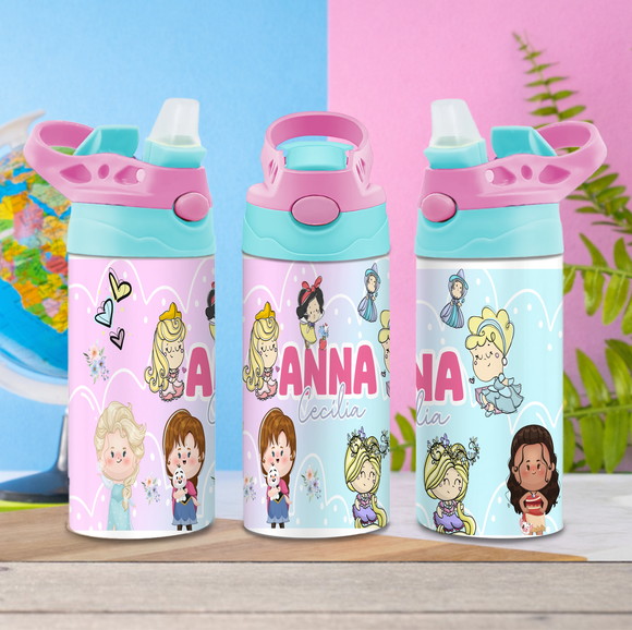 Squeeze Personalizado de Alumínio Princesas Disney