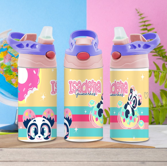 Squeeze de Alumínio Personalizado Panda Donut