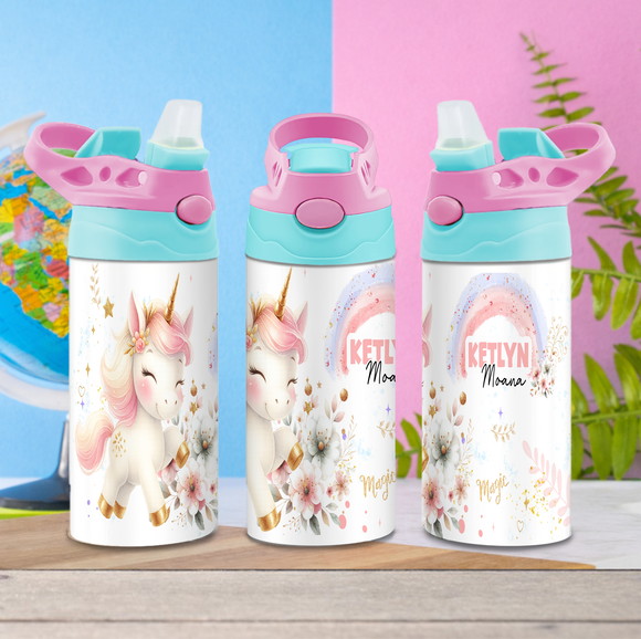Squeeze de Alumínio Personalizado Unicórnio
