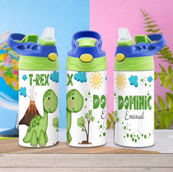 Squeeze de Alumínio Personalizado Dino Baby