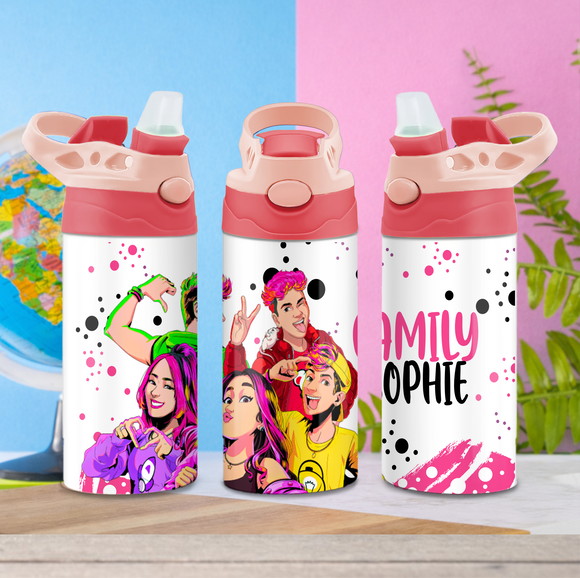 Squeeze de Alumínio Personalizado os Rosas