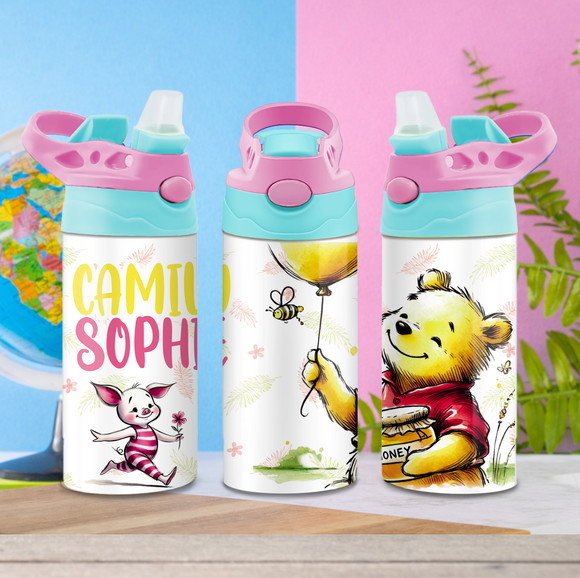 Squeeze de Alumínio Personalizado Ursinho Pooh