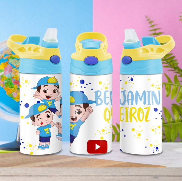 Squeeze de Alumínio Personalizado Lucas Neto