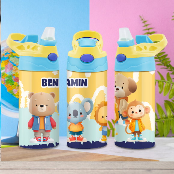 Squeeze de Alumínio Personalizado Bichinho Fofo