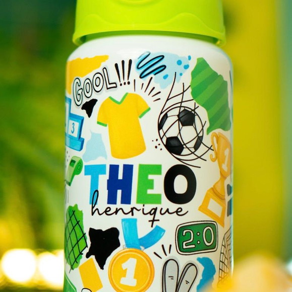 Squeeze de Alumínio Personalizado Futebol