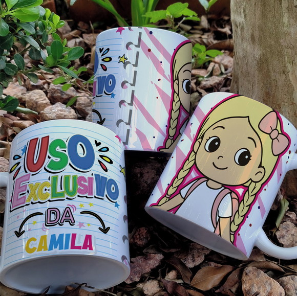 Caneca Personalizada de Porcelana Volta às Aulas