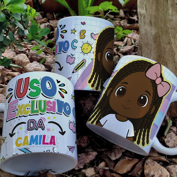 Caneca Personalizada de Polímero Volta às Aulas