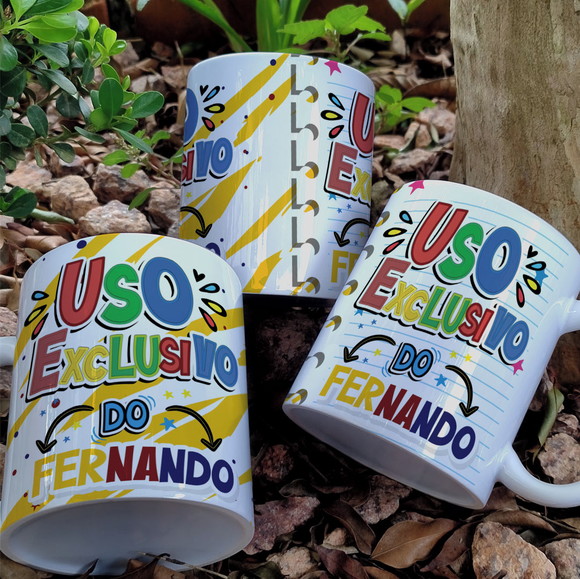 Caneca Personalizada de Polímero Volta às Aulas