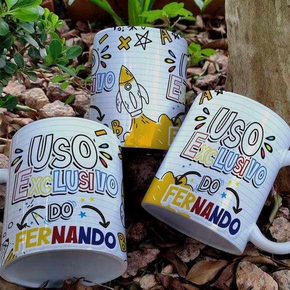 Caneca Personalizada de Porcelana Volta às Aulas