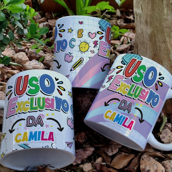 Caneca Personalizada de Porcelana Volta às Aulas