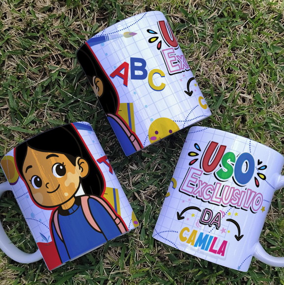 Caneca Personalizada de Polímero Inclusão