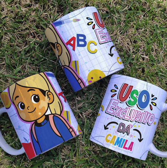Caneca Personalizada de Porcelana Inclusão