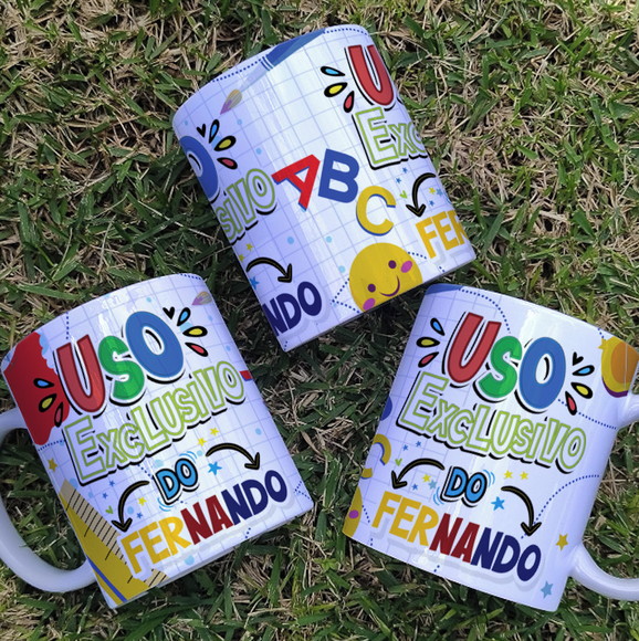 Caneca Personalizada de Porcelana Autismo