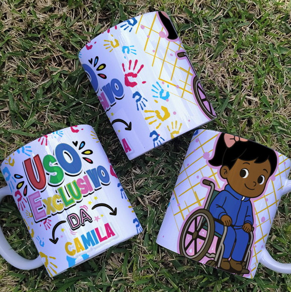 Caneca Personalizada de Polímero Inclusão