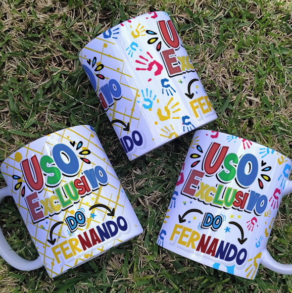 Caneca Personalizada de Polímero Autismo