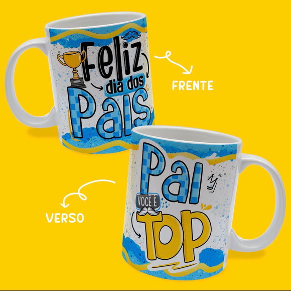 Caneca Personalizada de Porcelana Dia dos Pais