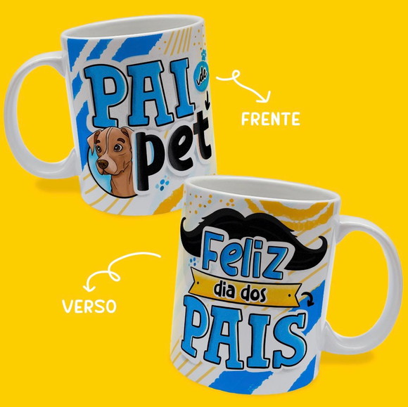 Caneca Personalizada de Porcelana Dia dos Pais