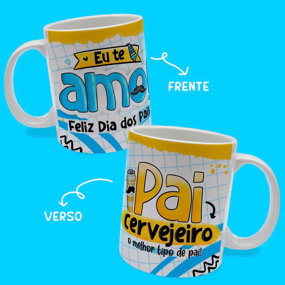 Caneca Personalizada de Porcelana Dia dos Pais