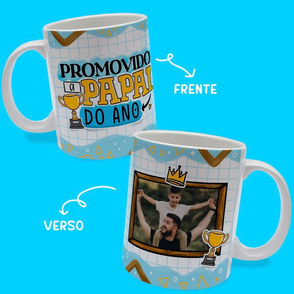 Caneca Personalizada de Porcelana Dia dos Pais
