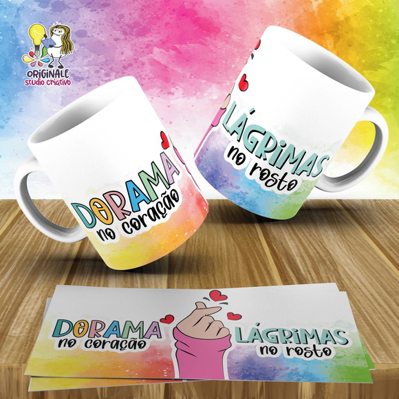 Caneca Personalizada de Porcelana Doramas