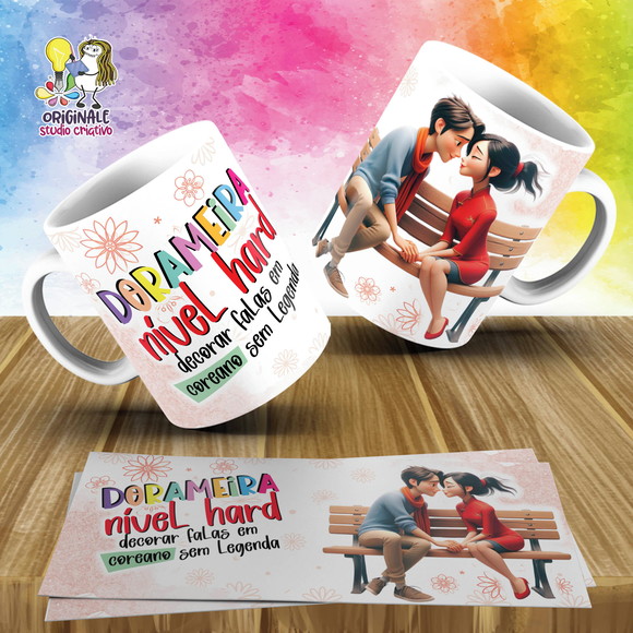 Caneca Personalizada de Porcelana Doramas