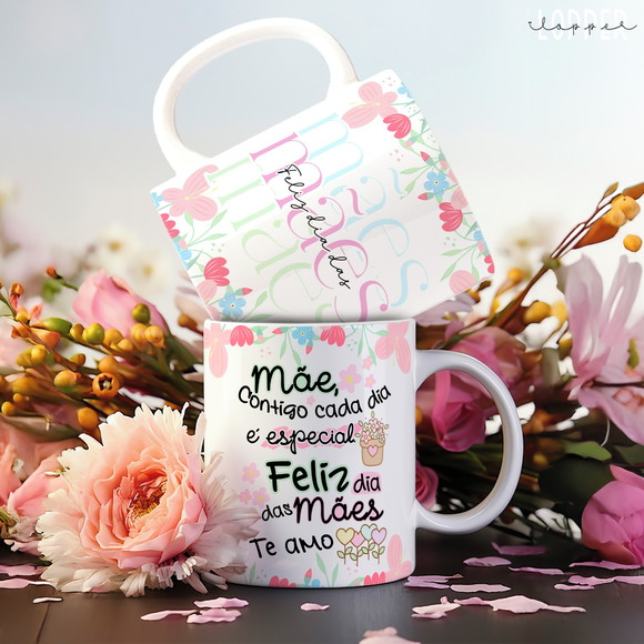 Caneca Personalizada de Porcelana Dia das Mães