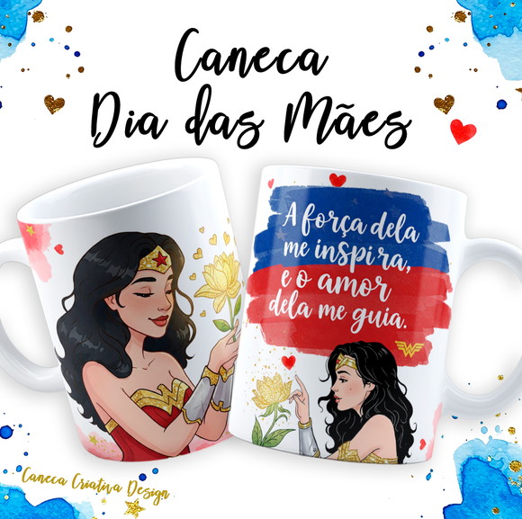 Caneca Personalizada de Porcelana Dia das Mães