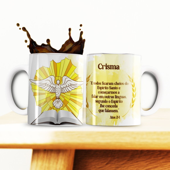 Caneca Personalizada de Porcelana Crisma