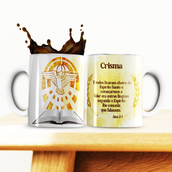 Caneca Personalizada de Porcelana Crisma