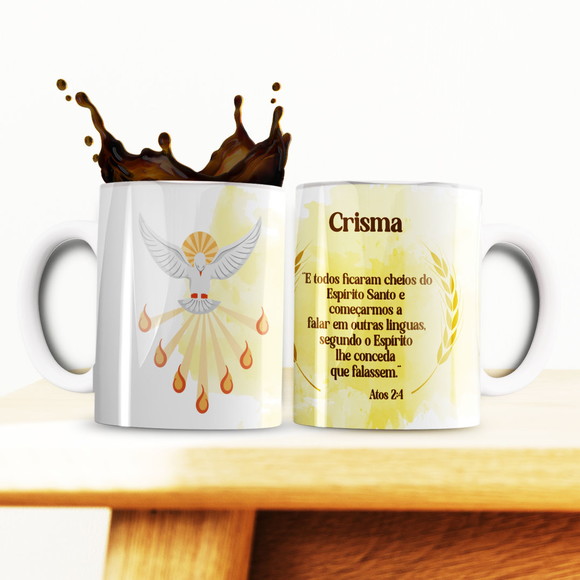 Caneca Personalizada de Porcelana Crisma