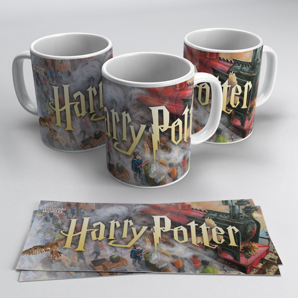 Caneca Personalizada de Porcelana Harry Potter