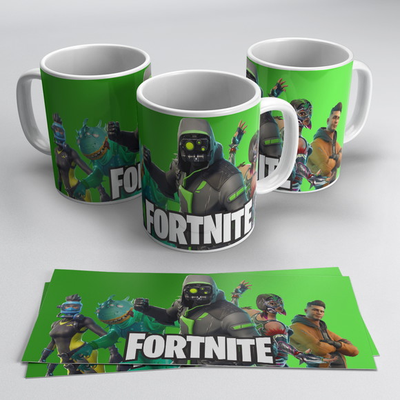 Caneca Personalizada de Porcelana Fortnite