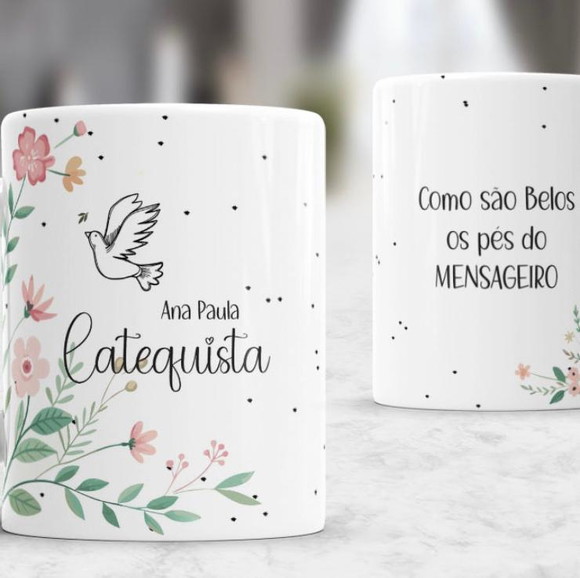 Caneca Personalizada de Porcelana Catequista