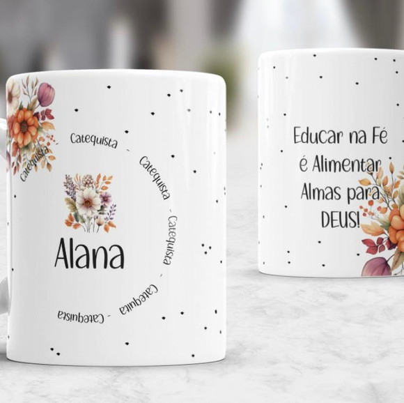 Caneca Personalizada de Porcelana Catequista
