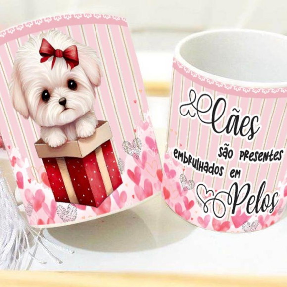 Caneca Personalizada de Porcelana Pets