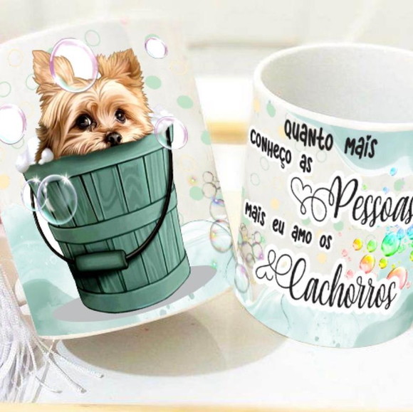 Caneca Personalizada de Porcelana Pets