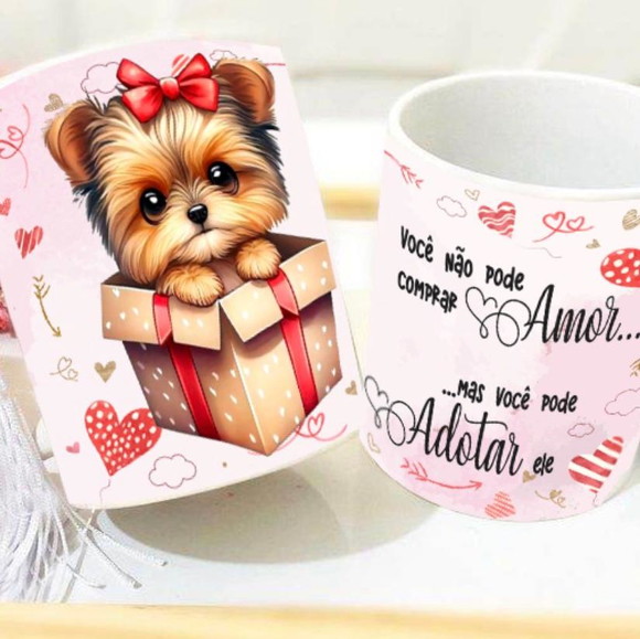 Caneca Personalizada de Porcelana Pets