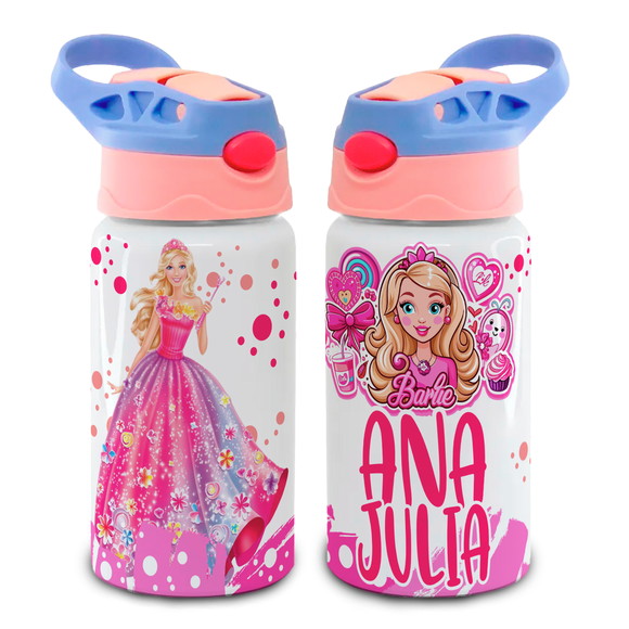 Squeeze de Alumínio Personalizado Barbie