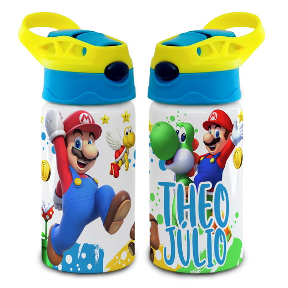 Squeeze de Alumínio Personalizado Super Mario Bross