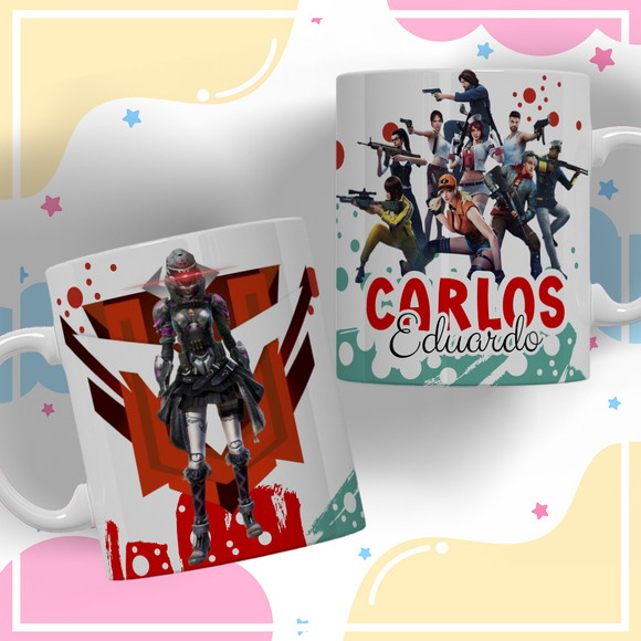 Caneca Personalizada de Polímero Fortnite