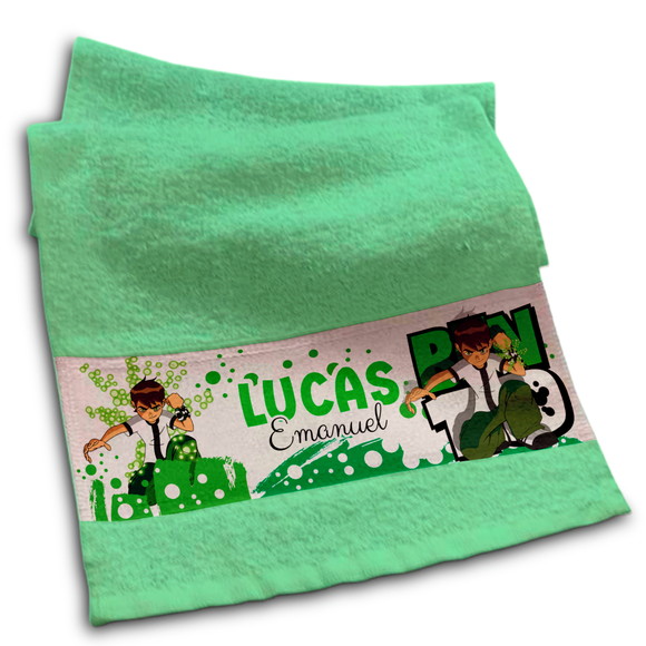 Toalhinha Personalizada Sublimação Ben 10