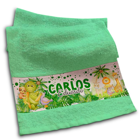 Toalhinha Personalizada Sublimação Safari